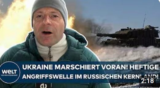 PUTINS KRIEG: Die ukrainische Offensive rollt! Kampf um Kursk! Russen unter massivem Beschuss