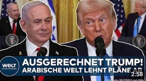 GAZA: Saudi Arabien lehnt Pläne von US-Präsident Trump ab! Saudis fordern Zwei-Staaten-Lösung