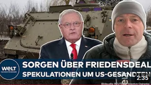 PUTINS KRIEG: Ukraine misstrauisch – Trumps Sondergesandter Kellogg kommt mit klarer Forderung