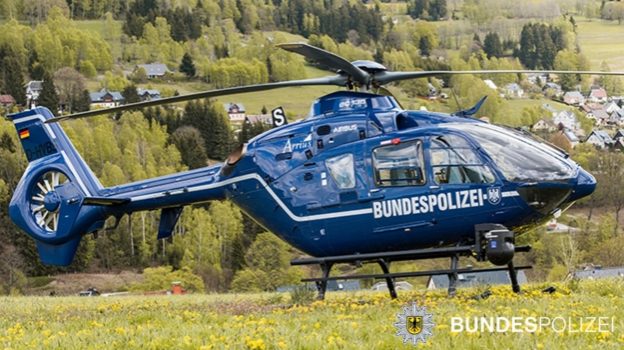 Einsatz Polizeihubschrauber: Bundespolizei stellt vier vermutliche Graffitisprayer