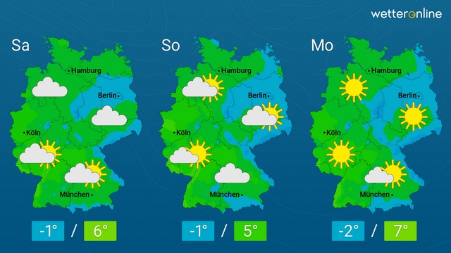 Die Sonne spielt wieder häufiger mit