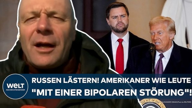 PUTINS KRIEG: Russen lästern! Trump und Co. benehmen sich wie Leute „mit einer bipolaren Störung“!