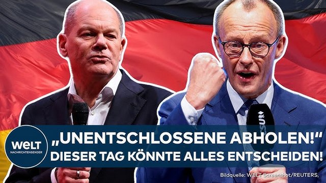 MERZ UND SCHOLZ: Große Anzahl der Wähler noch unentschlossen – Nächstes TV Duell bei WELT