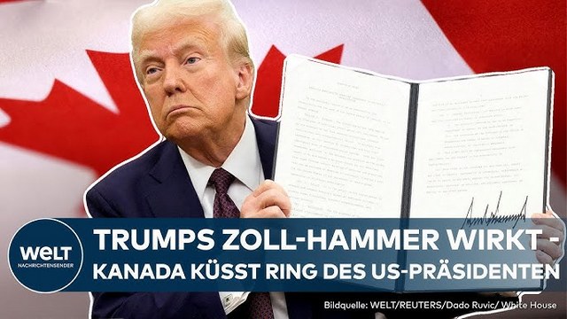 DONALD TRUMP JUBELT: Kanada knickt ein – Mit massivem Druck setzt US-Präsident Zoll-Agenda durch