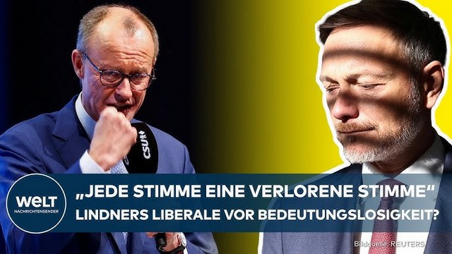 BUNDESTAGSWAHL: „Jede FDP-Stimme eine verlorene Stimme“ – Lindners Liberale vor Bedeutungslosigkeit?