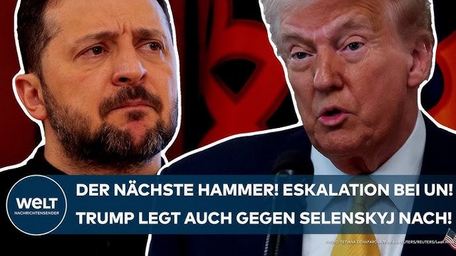 PUTINS KRIEG: Der nächste US-Hammer! Eskalation bei der UN! Und Trump legt auch gegen Selenskyj nach