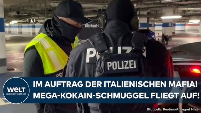 IM AUFTRAG DER ITALIENISCHEN MAFIA: Mehrere Deutsche wegen Schmuggel von 900 Kilo Kokain vor Gericht