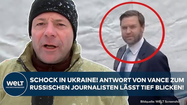 MÜNCHEN: „Alarmglocken angegangen“ J.D. Vance antwortet auf Frage von Journalisten aus Russland