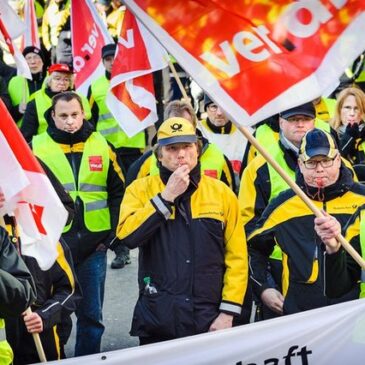 Auch am Freitag und Samstag: Verdi setzt Post-Warnstreiks fort